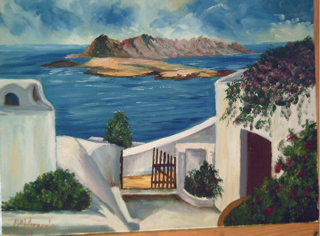 paisaje de Ibiza Oil Canvas Landscaping