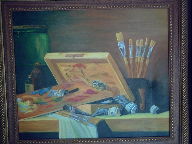 paleta de pintor Óleo Lienzo Paisaje