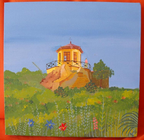 Kiosco Vista alegre (S.F.G.) Acrylic Canvas Landscaping