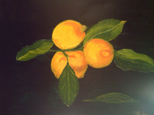 limones Oil Canvas Landscaping