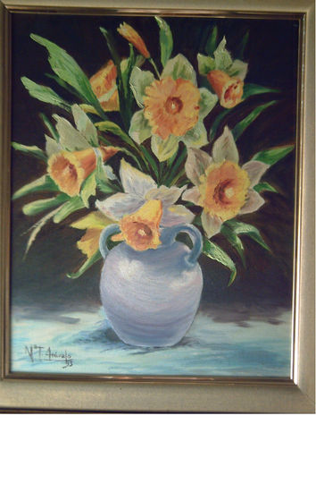 flores Oil Canvas Landscaping