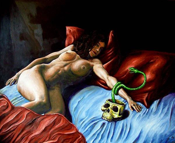 Sueño en el paraiso Oil Panel Nude Paintings