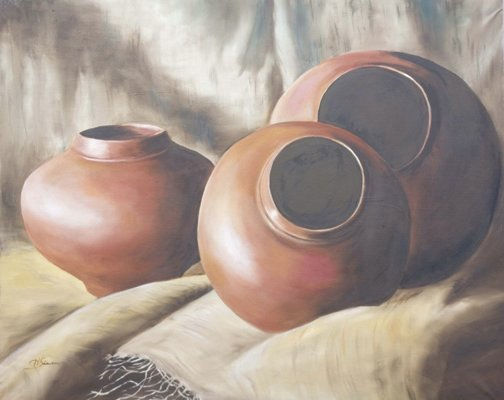 tinajas Oil Canvas Still Life Paintings