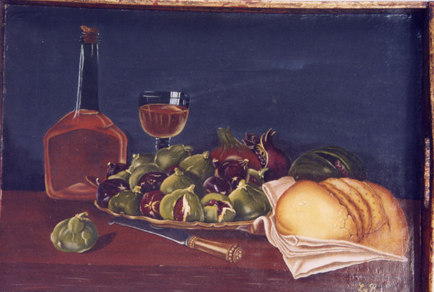 bodegon3 Oil Panel Still Life Paintings