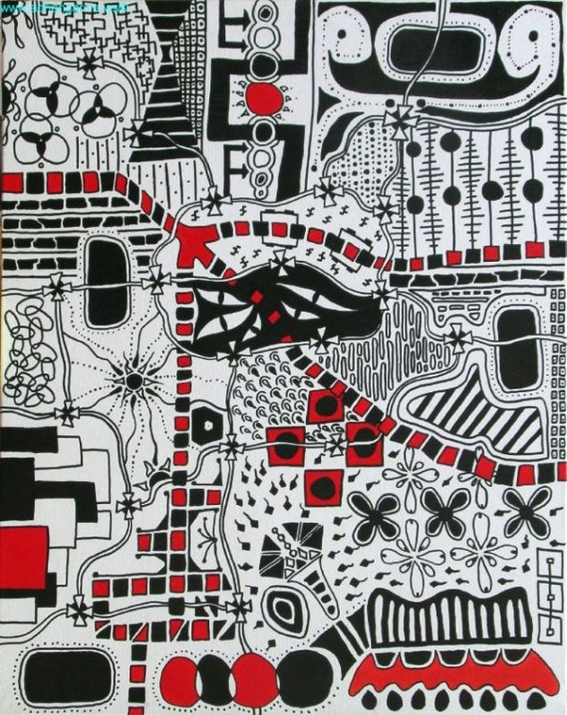 Universo en Blanco, Negro y Rojo