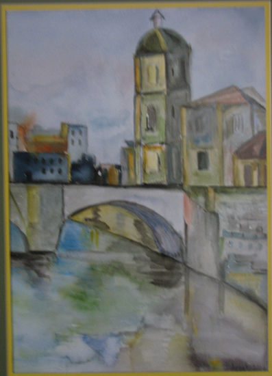 Puente en Italia Watercolour Paper Landscaping