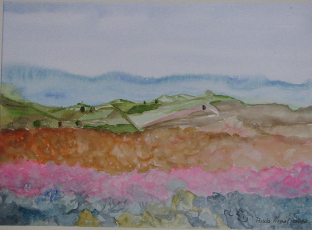 Flores en el Campo Watercolour Paper Landscaping