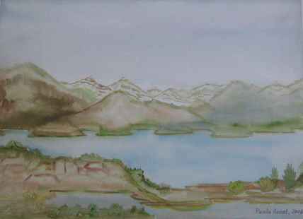 Lago en el sur de...
