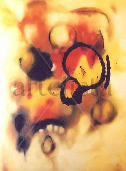 desenfoque Mixed media Canvas Others