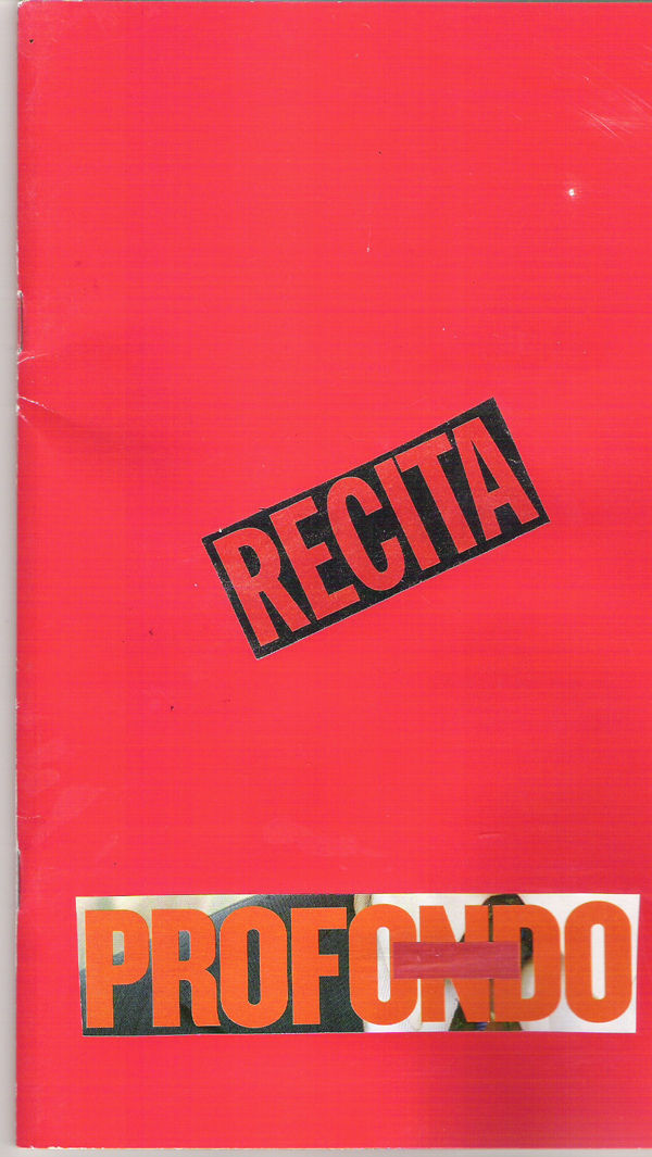 caratula de RECITA PROFONDO