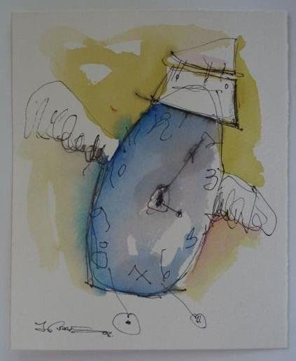 El conquistador del espacio Watercolour Card Others