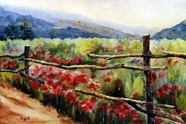 Amapolas Watercolour Paper Landscaping