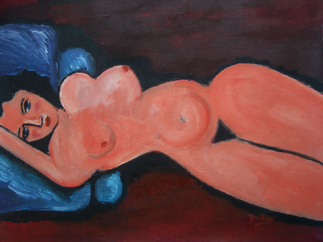 unadonna Acrylic Canvas Nude Paintings