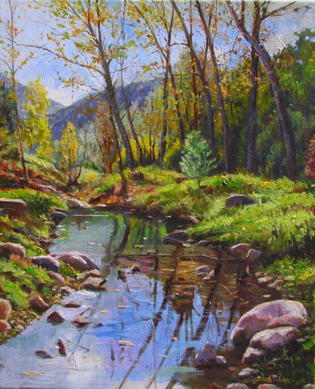 Barranc de Benitandús I Oil Canvas Landscaping