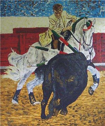 rejoneo tarde de toros Oil Canvas Others