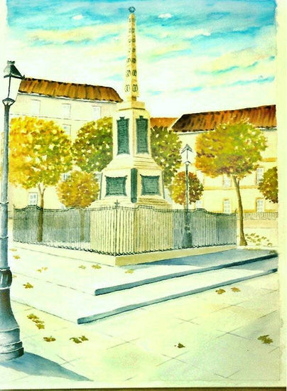 PLAZA DE LA MERCED Watercolour Paper Landscaping