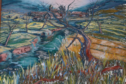 Paisaje con arbol