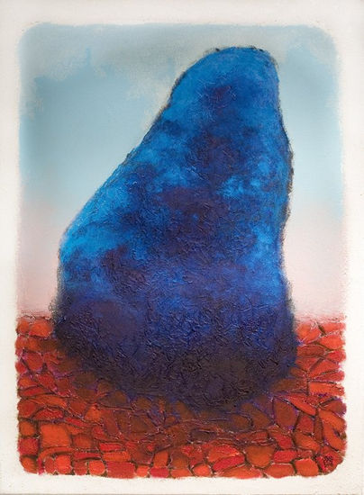 Piedra azul Acrylic Canvas Landscaping