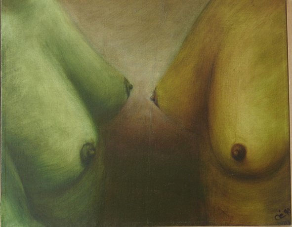 chichis en conversacion Oil Canvas Nude Paintings