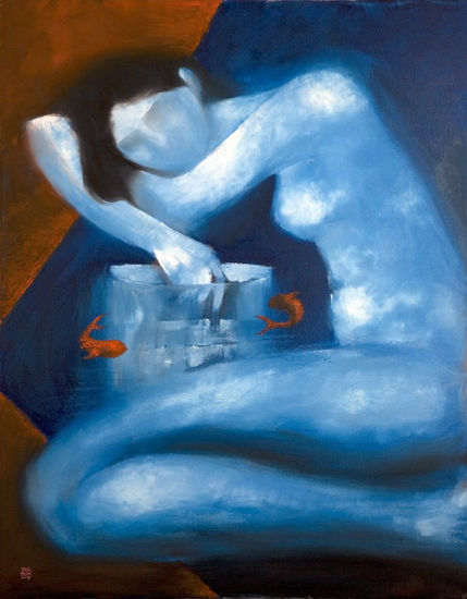 Obsesión Oil Canvas Figure Painting