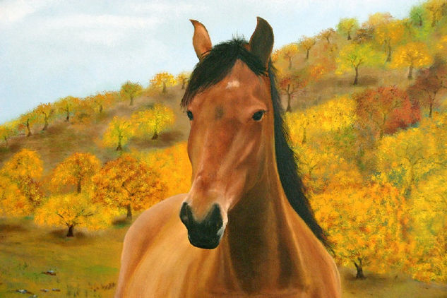 Caballo (detalle) Oil Canvas Landscaping