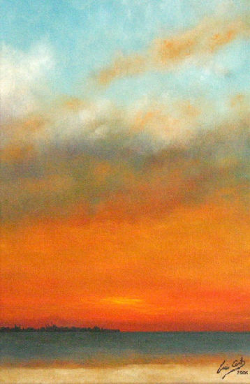 Puesta de sol Oil Canvas