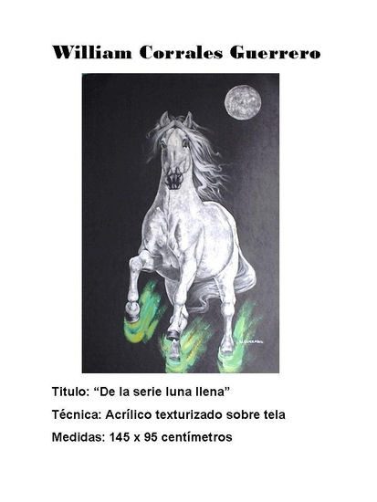 de la serie luna llena Acrílico Tela Animales