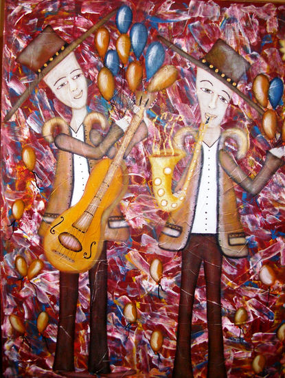 musicos Oil Canvas Landscaping