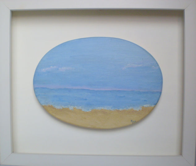 El mar. Villa Gesell Oil Canvas Landscaping