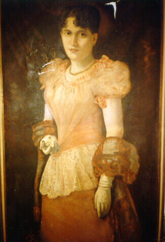 Retrato de  Maria Antonieta de la  Torriente  de  Ximeno Oil Canvas