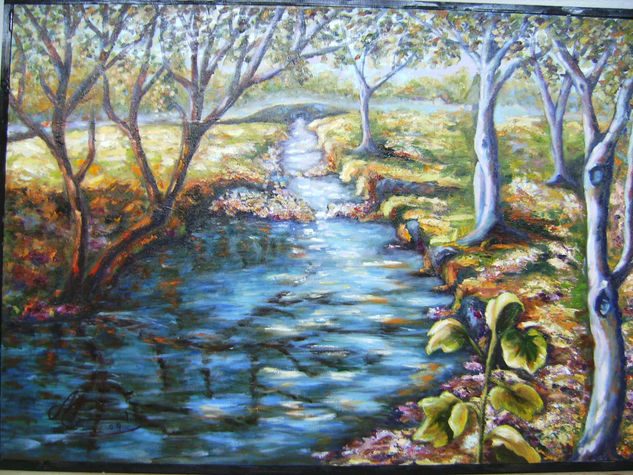 Rio Frio Oil Canvas Landscaping