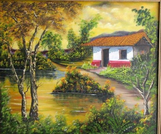 amanecer Oil Canvas Landscaping