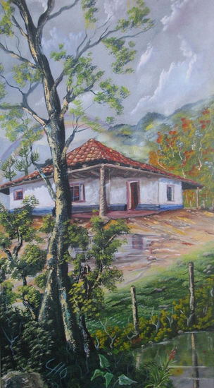 arbol Óleo Lienzo Paisaje