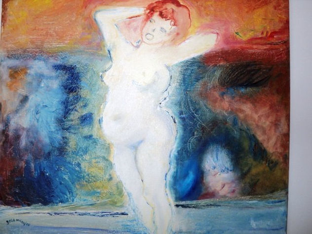 Susana *ella no es una virgen morena  * Oil Canvas Nude Paintings