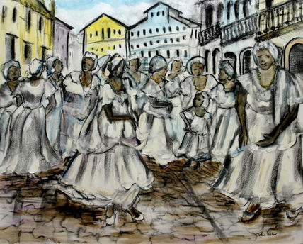 Baianas no pelourinho