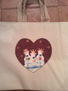 Bolsa pintada a mano