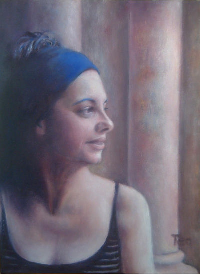 Teresa Alcover (Aguilar de Campoo) Oil Canvas Portrait