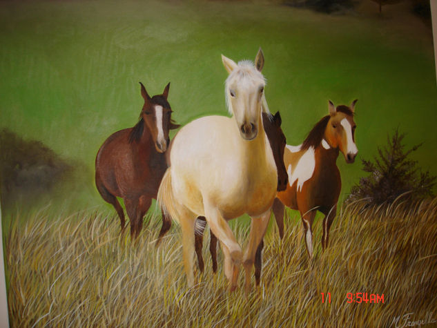 CABALLOS Oil Canvas Landscaping