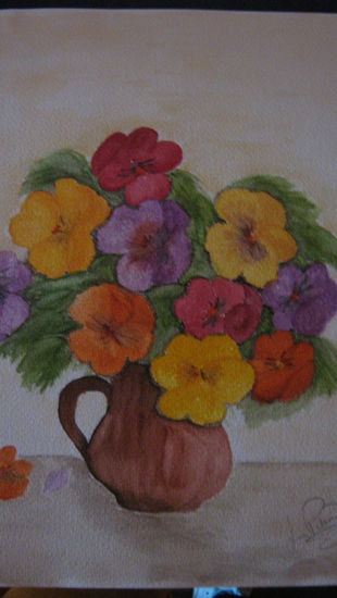 Flores Watercolour Paper Floral Painting