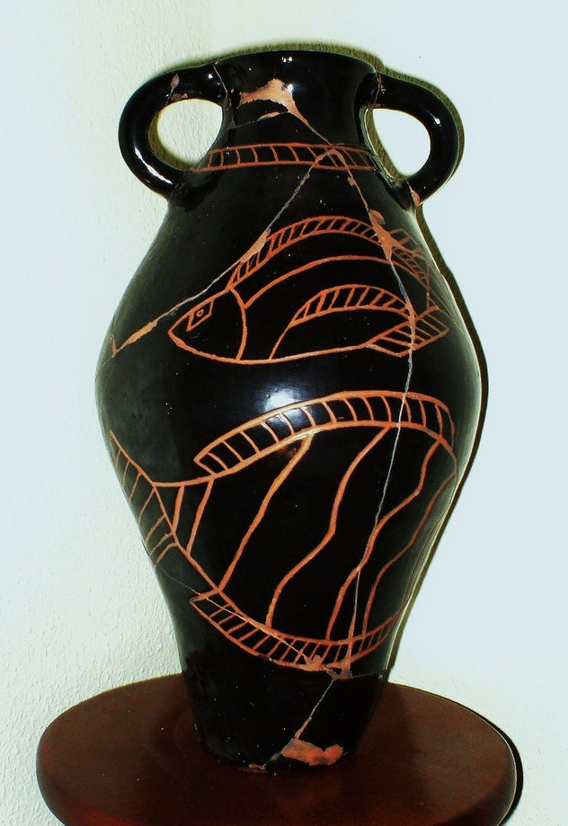 jarron grafiado