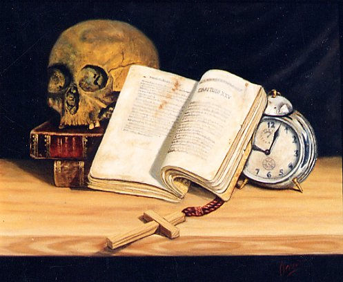 Los Sueños del Caballero Oil Panel Still Life Paintings