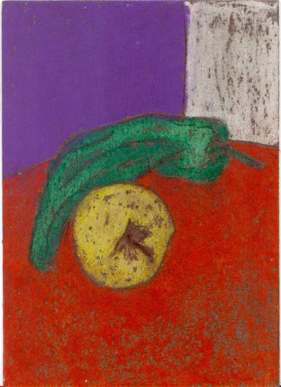 EN LA COCINA 6 Mixed media Card Still Life Paintings