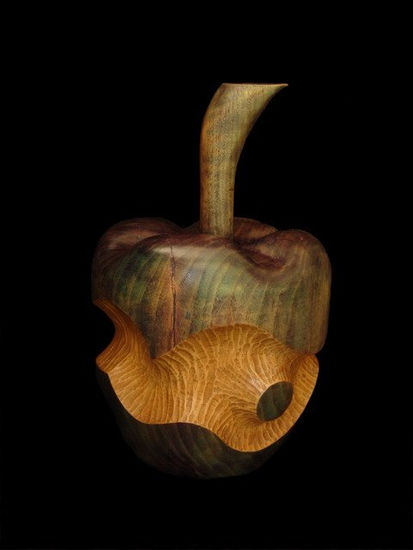 De la serie"frutas" Wood Abstract