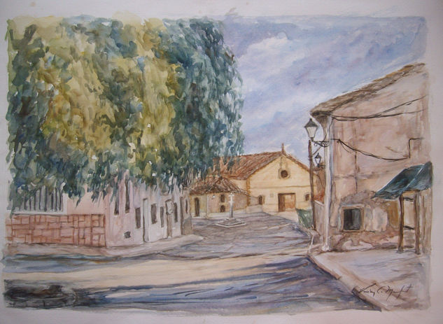 Carrer Sant Isidre Llaurador Watercolour Paper Landscaping