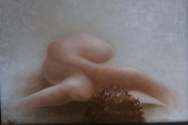 Desnudo Óleo Lienzo Desnudos