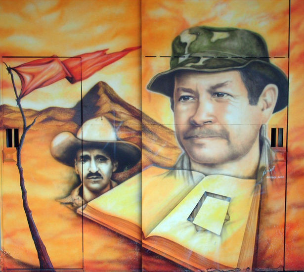 DIMAS RODRIGUEZ-MURAL BIBLIOTECA Others Others Portrait