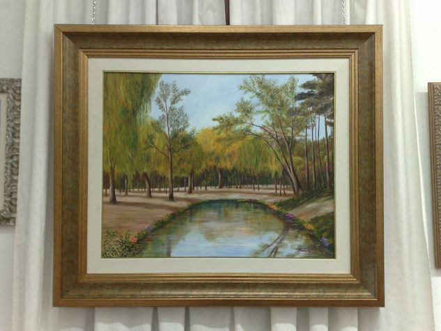 Bosque de llorones Oil Canvas Landscaping