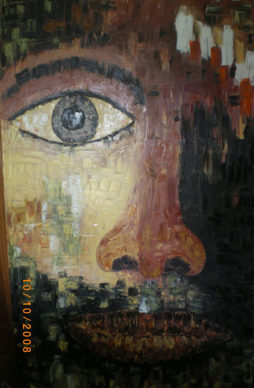 el ojo vivo Oil Textile Figure Painting