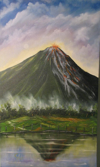 volcan arenal Oil Canvas Landscaping