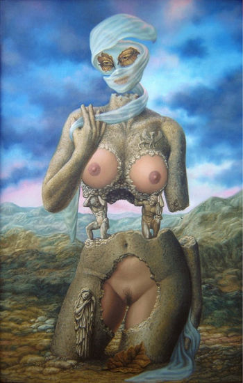 Los puntales de la vida Oil Canvas Nude Paintings